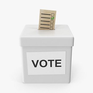 Vote Box 3D model