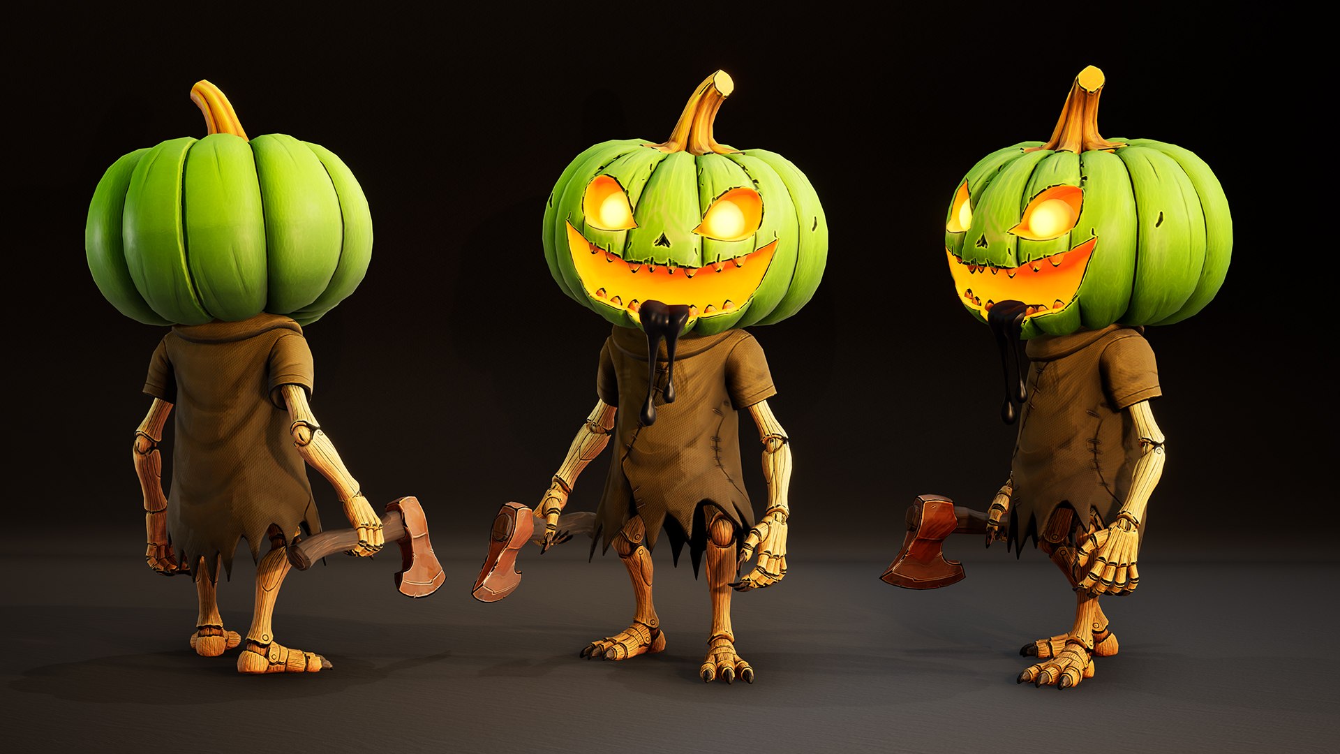 Stylized Pumpkin Horror Character Pack 3D https://p.turbosquid.com/ts-thumb/HO/hV2DZM/bR/07/jpg/1774607180/1920x1080/fit_q87/6187f72dd98696a96907b08a1a737d0b65520020/07.jpg
