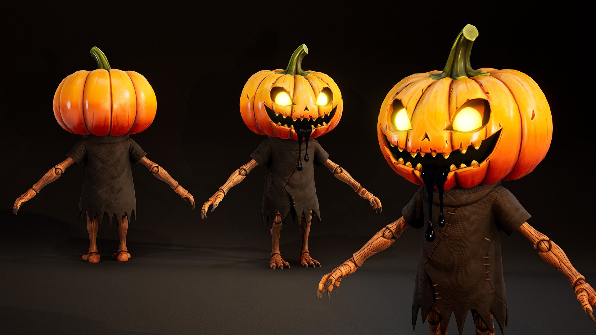 Stylized Pumpkin Horror Character Pack 3D https://p.turbosquid.com/ts-thumb/HO/hV2DZM/k0/11/jpg/1774607182/1920x1080/fit_q87/4adfadaca4c6d7dbe5d690692c3c356e683be410/11.jpg