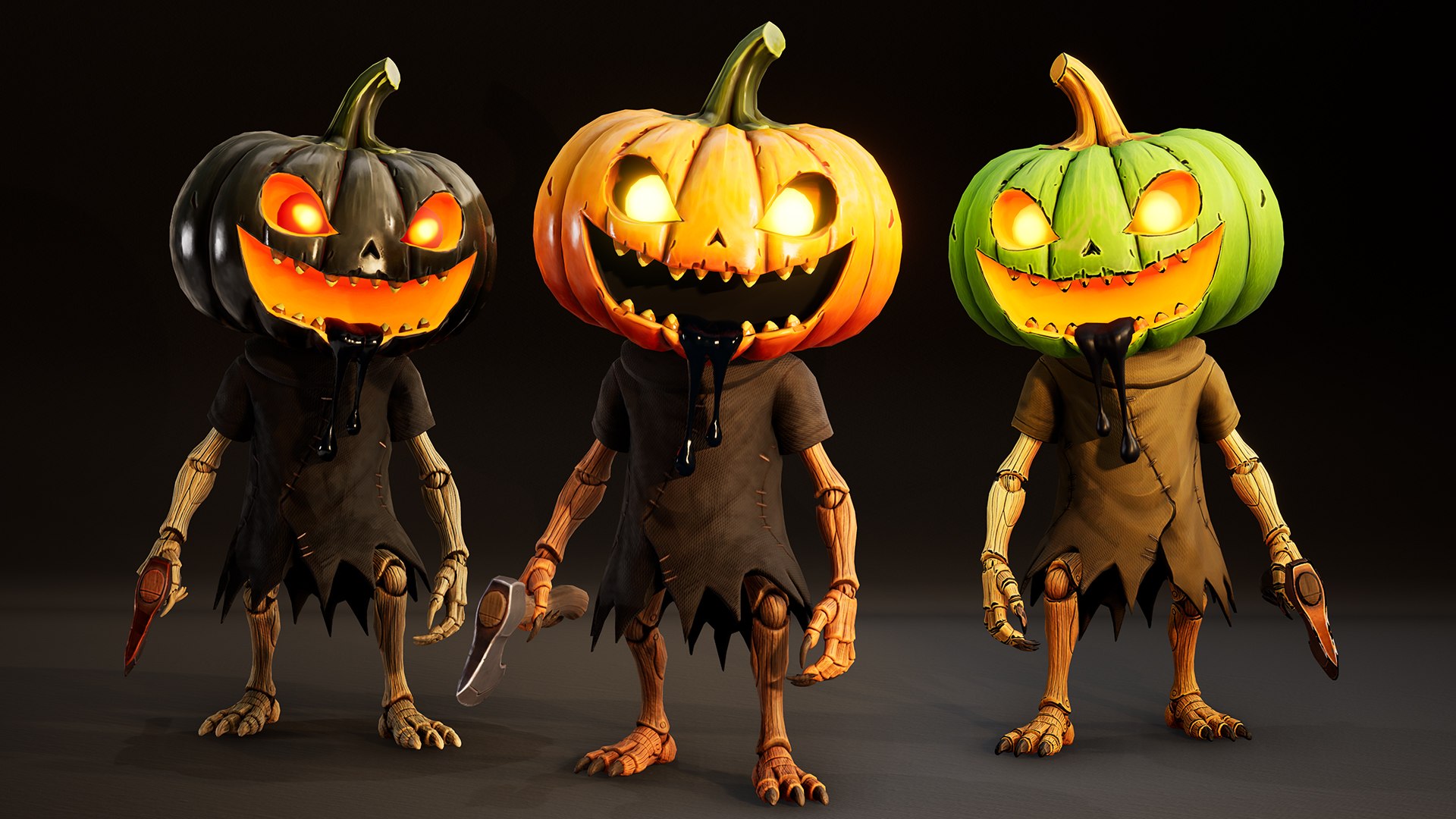 Stylized Pumpkin Horror Character Pack 3D https://p.turbosquid.com/ts-thumb/HO/hV2DZM/yL/04/jpg/1774607179/1920x1080/fit_q87/2072d8c7b8f4b72b6b54b626515ac7ee4a461575/04.jpg