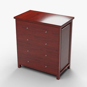 Dark Brown Wood Dresser model