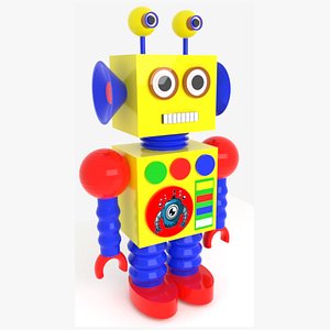 3D Toy Robot 3D Model model