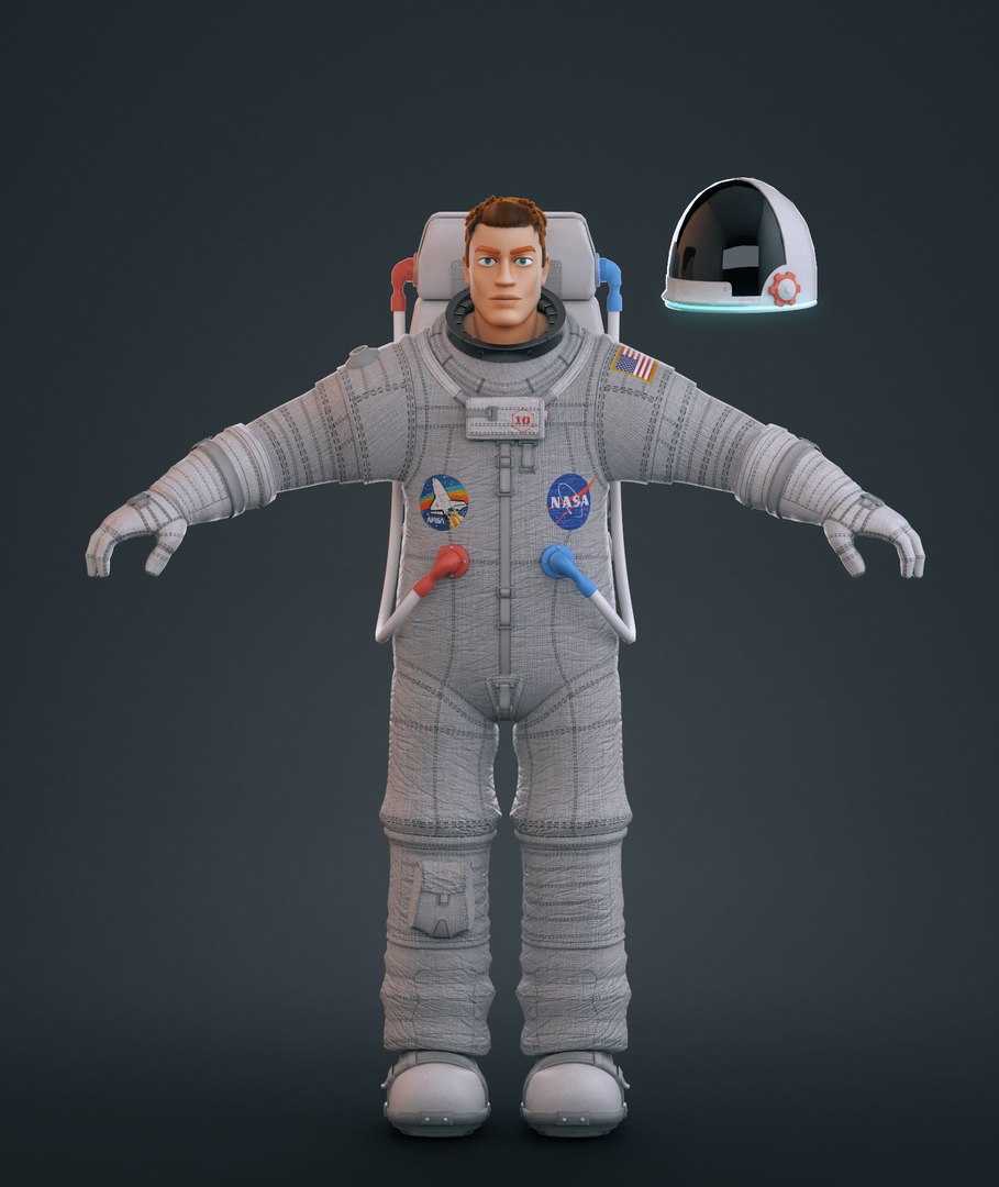 Astronaut Model - TurboSquid 1783155