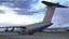 Lockheed C-5M Super Galaxy with Extended Landing Gear Gray with Interior 3D