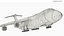 Lockheed C-5M Super Galaxy with Extended Landing Gear Gray with Interior 3D
