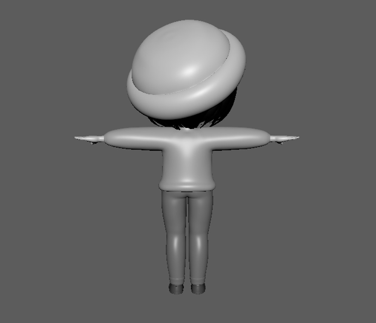 Cartoon Girl- base mesh 3D - TurboSquid 2181935