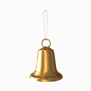 3D Bell Bauble for Decorating Christmas Tree 3 - 3D Asset model