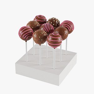 3D Chocolate Cake Pops