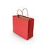 3D Red Shopping Bags Collection