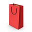 3D Red Shopping Bags Collection
