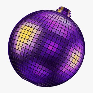 3D Disco Mirrorball Color reflective