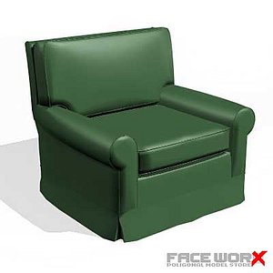 armchair chair 3d model