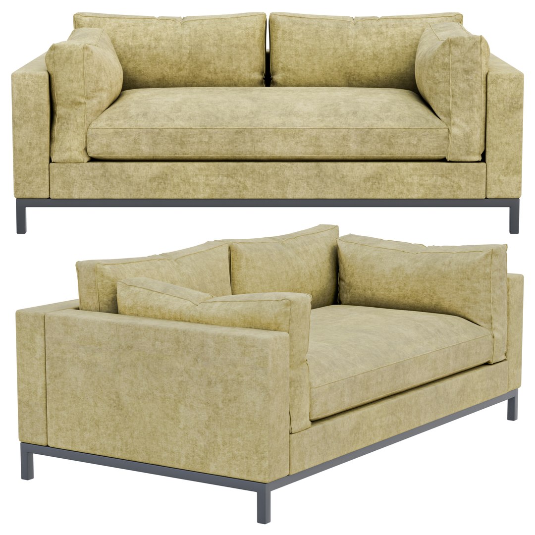 3D Modern Arm sofa model TurboSquid 2182970