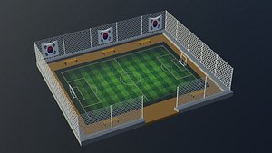 3D Soccer Stadium - South Korea