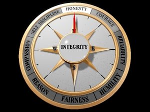 3d model moral compass