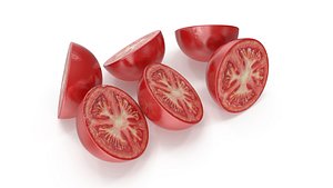 Sliced Tomato 3D model