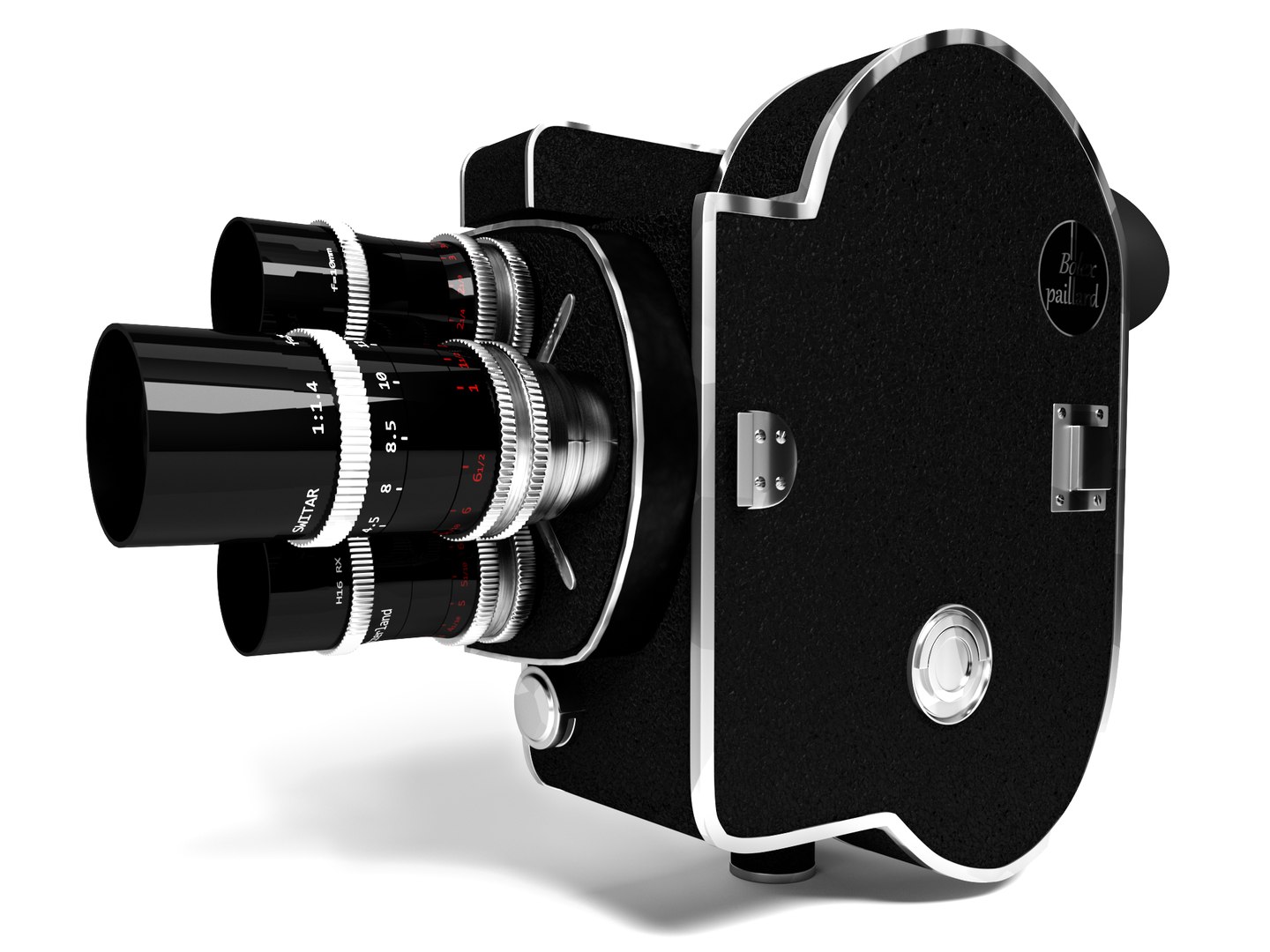 Vintage Bolex H16 Reflex 3D Model - TurboSquid 1335369