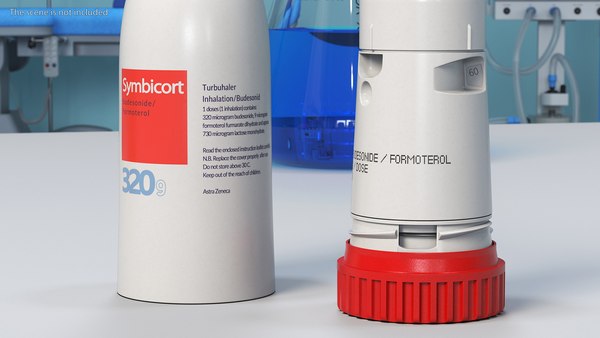 modelo 3d Inhalador para el asma Symbicort abierto - TurboSquid 2182963