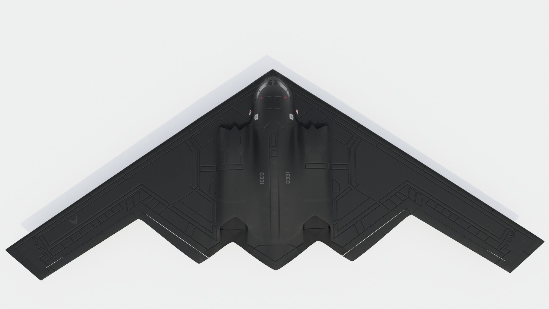 Spirit Stealth Bomber B-2 3d Model