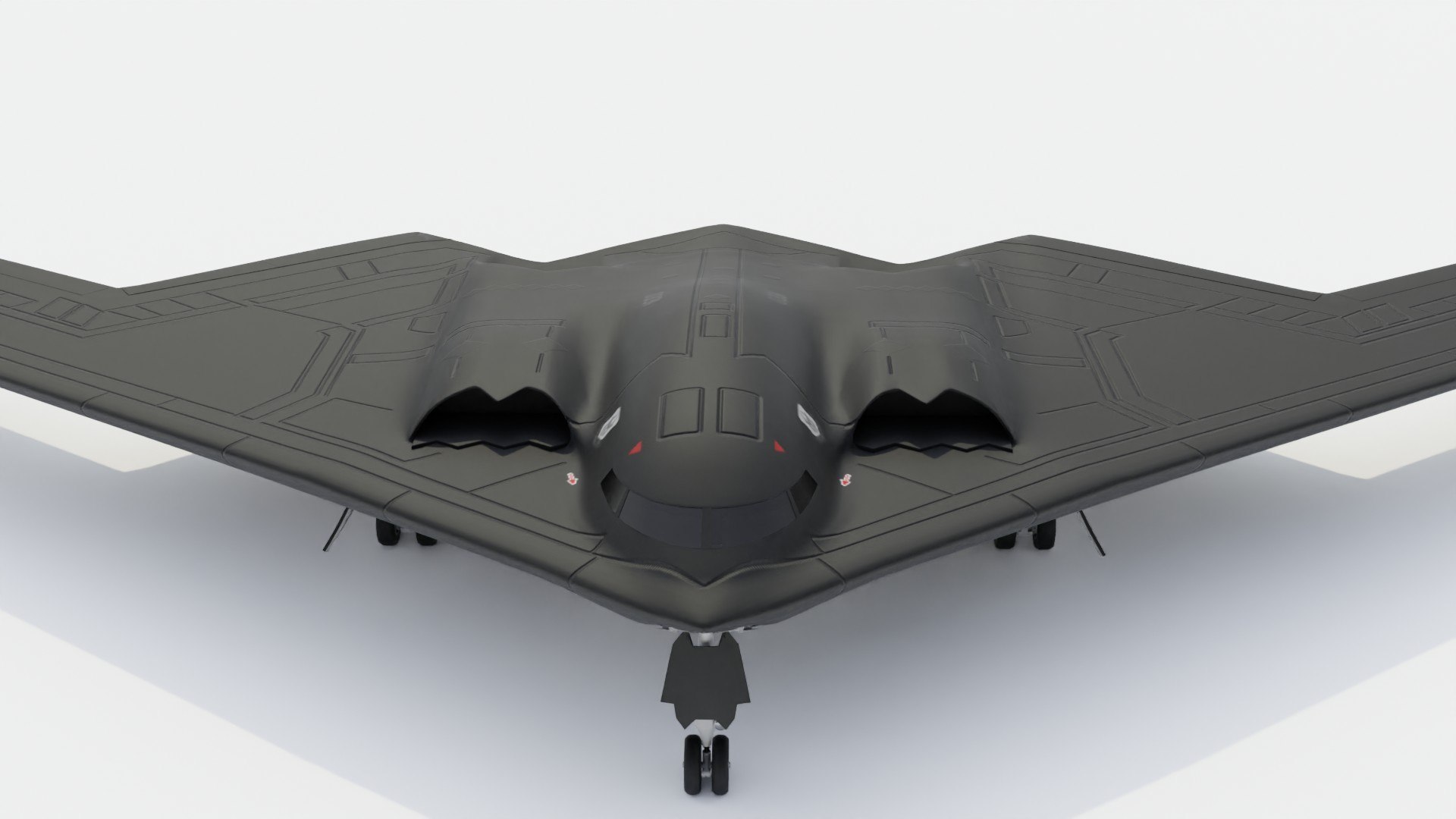 Spirit Stealth Bomber B-2 3d Model