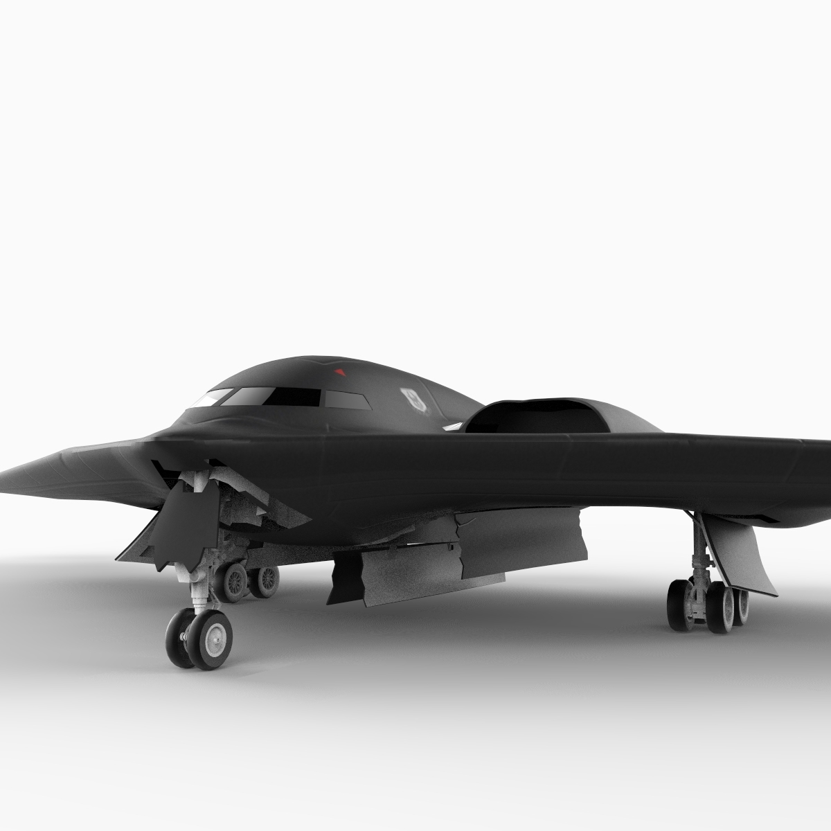 Spirit Stealth Bomber B-2 3d Model