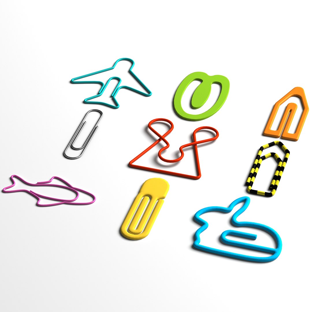 3d Model Paper Clips