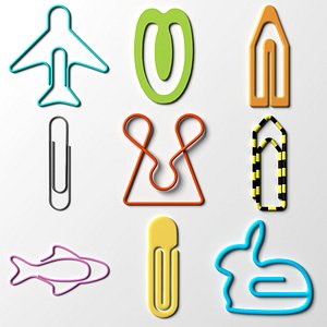 3d model paper clips