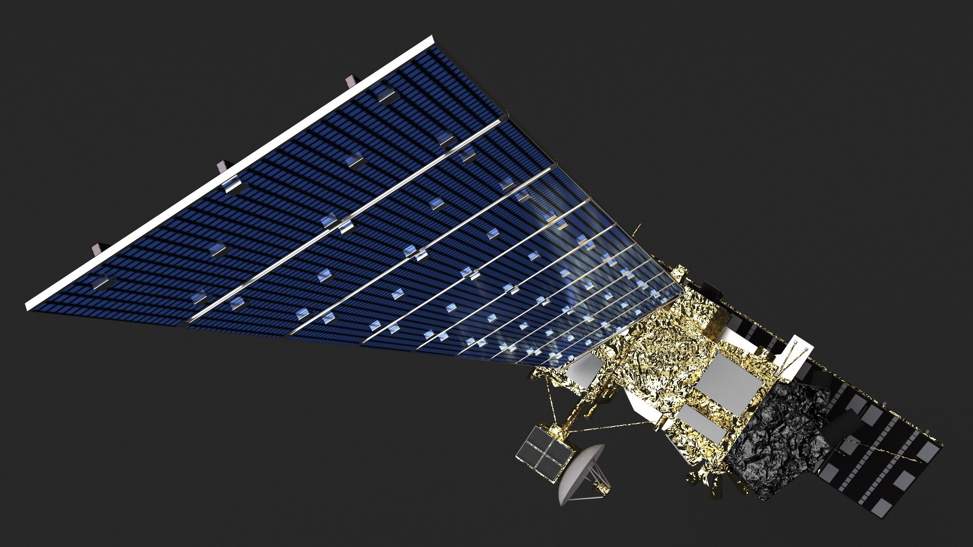 3D Alos Satellite Model - TurboSquid 2290741