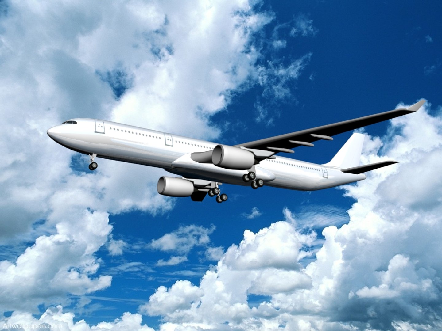 Airbus Industrie A350-900 Generic 3d 3ds