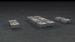 100 dollar bill model