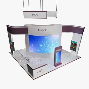 3D model Exhibition Booth
