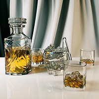 Whiskey set with bucket for ice