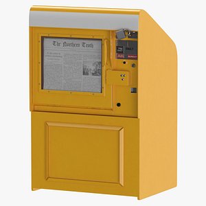 Pay Newstand Clean and Dirty 3D model