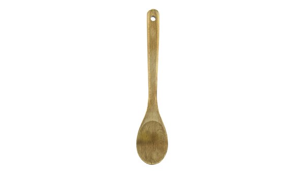 3D wooden spoon redshift render model