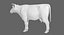 3d cow realistic model