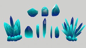 Crystal Set 3D model