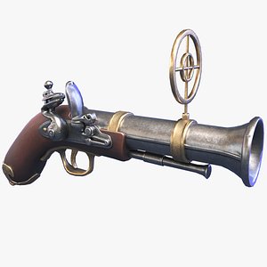 Stylized Flintlock Pistol