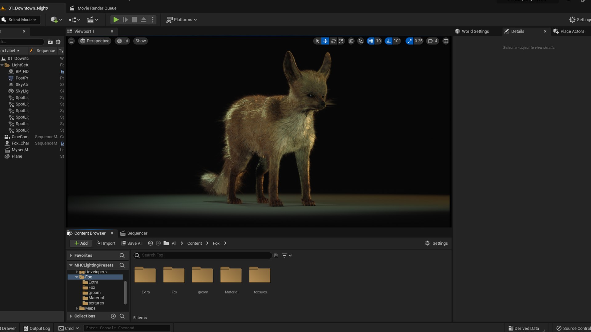 Baby Fox model - TurboSquid 1954509