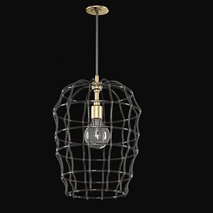 3d pendant light lamp model