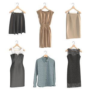 Women Clothing Collection 22 3D model