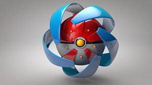 3D pokeball ball