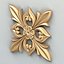 Square rosette 020 3D