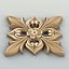 Square rosette 020 3D