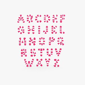 Cartoon Alphabet v004