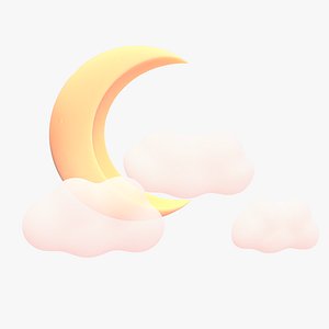 3D Stylized Moon