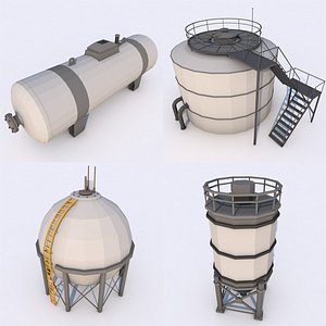 Industrial Storage Tank model