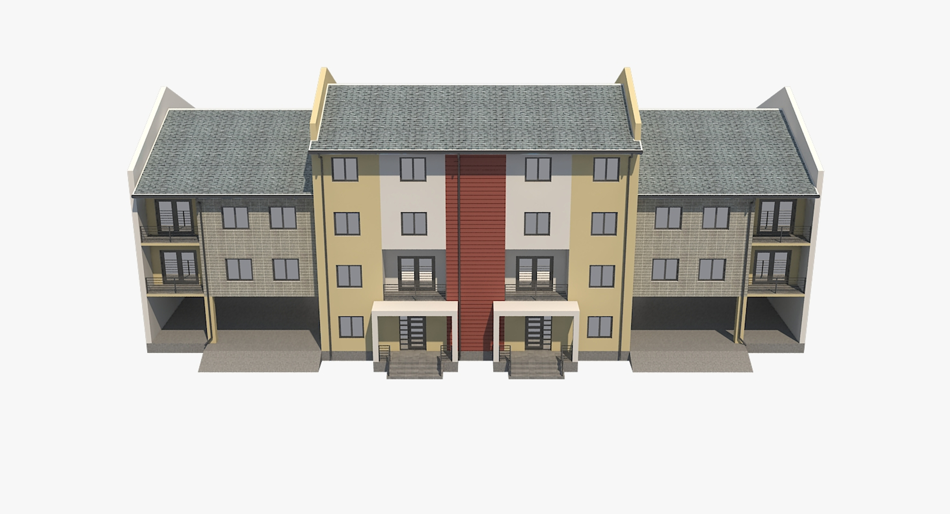 Residential Building 3d Max