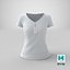 female v neck worn 3D