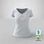 female v neck worn 3D