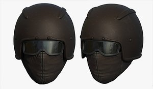 3D helmet character